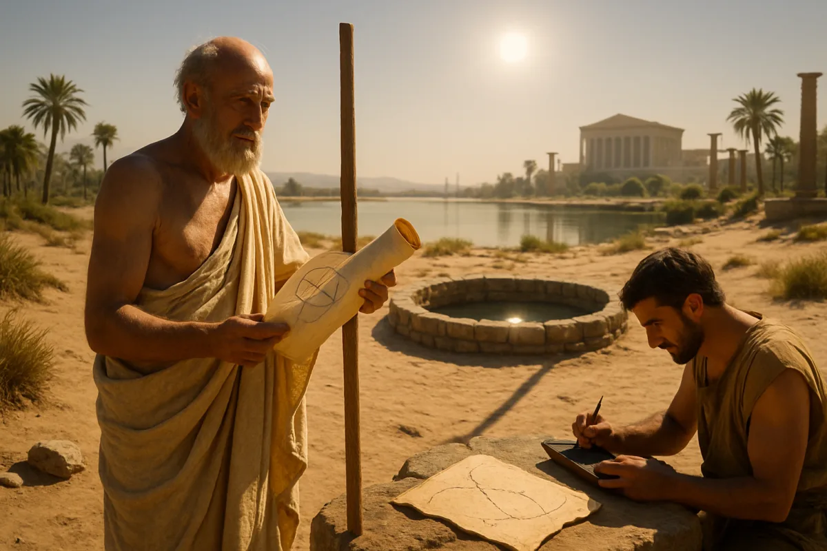How a Stick, a Shadow, and Two Cities Let the Ancient Greeks Measure the World
