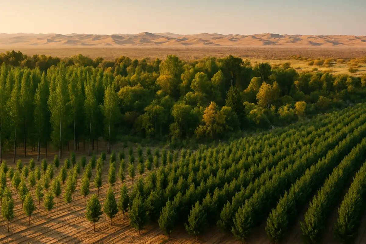 What China’s 66 Billion-Tree Project Tells Us About Planted Forests and Natural Woodlands