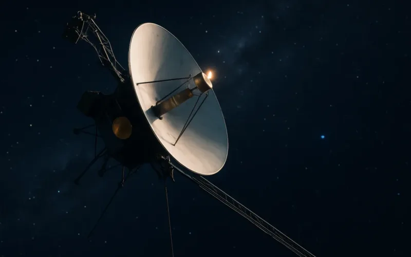 When Voyager 1 Becomes One Light-Day Away: A Precise Moment of Human Reach