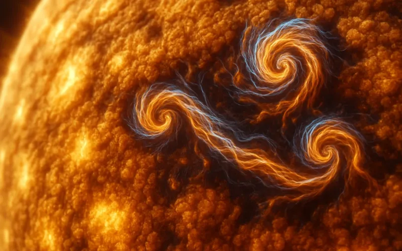 Tiny Solar Whirlpools and the Big Question of Coronal Heating